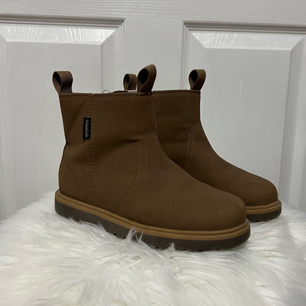 💗 H&M -‎ Girls Tan Ankle Winter Boots